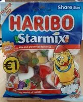 Mängden socker i Haribo starmix