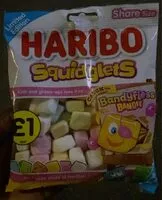 Mängden socker i Haribo Squidglets