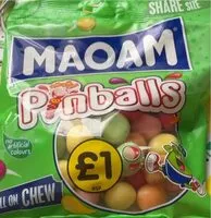 Mängden socker i Maom Pinballs