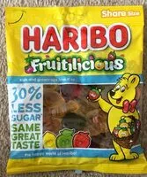 Mängden socker i Fruitilicious