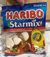 Mängden socker i Haribo Starmix