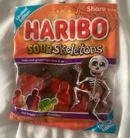 Mängden socker i Sour Skeletons