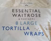 Mängden socker i Large tortilla wraps