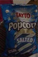 Mängden socker i Popcorn salted