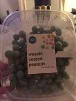 Mängden socker i Wasabi coated peanuts