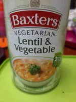 Mängden socker i baxters vegetarian lentil and vegetable soup