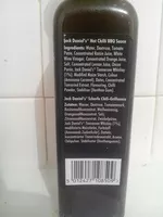 Mängden socker i Jack Daniels Barbecue Sauce Hot Chili