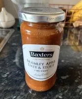 Mängden socker i Baxters Chef Selections Bramley Apple,Date & Stout Chutney 230G