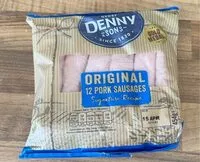 Mängden socker i Pork sausages