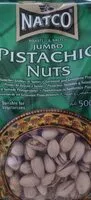 Mängden socker i Roasted and salted Jumbo pistachio nuts