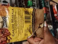 Mängden socker i Garam  masala