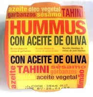 Mängden socker i Hummus con aceite de oliva