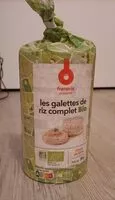 Mängden socker i Galettes de riz complet bio