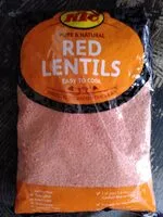Mängden socker i Split red lentils