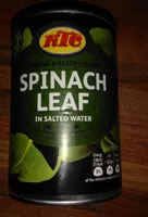 Mängden socker i spinach leaf in salted water