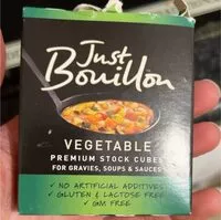 Mängden socker i Just Bouillon Vegetable