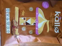 Mängden socker i Kallo Corn & Rice Snack Caramel 25G