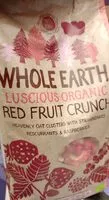 Mängden socker i Whole Earth Organic Red Fruit Crunch