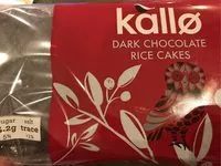 Mängden socker i Dark Chocolate Rice Cakes