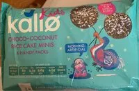 Mängden socker i Kallø choco coconut rice cake mini