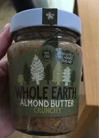 Mängden socker i Whole earth crunchy almond butter
