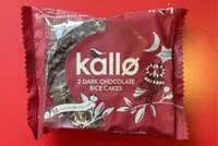 Mängden socker i Dark chocolate rice cakes