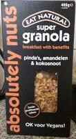 Mängden socker i Super Granola (pinda’s, amandelen & kokosnoot)