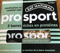 Mängden socker i Prosport - barre cacahuètes 🥜et caramel salé