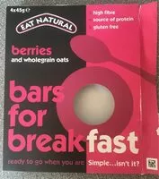 Mängden socker i Eat Natural Berries Breakfast Bar