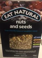 Mängden socker i Breakfast cereal with nuts and seeds