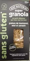 Mängden socker i Super Granola Buckwheat, Seeds & Honey