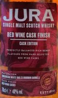 Mängden socker i Red wine cask finish