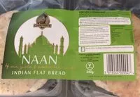 Mängden socker i Mini garlicand coriander naan breads