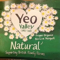 Mängden socker i Natural Proper Organic Bio Live Yeogurt