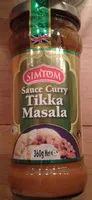 Mängden socker i Sauce Curry Tikka Massala