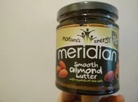 Mängden socker i Meridian Smooth Almond Butter