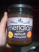 Mängden socker i Meridian organic apricot fruit spread