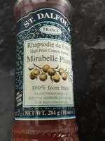 Mängden socker i Mirabelle Plum High Fruit Content Spread