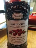 Mängden socker i raspberry fruit spread
