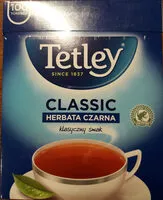 Mängden socker i tetley classic herbata czarna