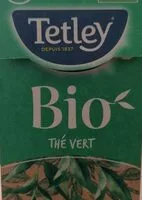 Mängden socker i Tetley Bio thé vert