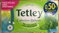 Mängden socker i Collection Délicate Thé vert étuvé sans amertume Menthe rafraîchissante