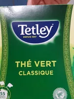 Mängden socker i Tetley The Vert Tir Press Boite De 55 Sachets