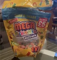Mängden socker i Vegan Mega pick n mix