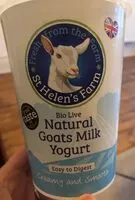 Mängden socker i Natural goats milk yogurt