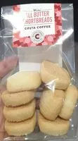 Mängden socker i Costa coffee all butter shortbread