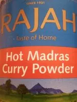 Mängden socker i Curry Madras Piccante In Polvere Rajah