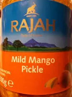 Mängden socker i Rajah Mild Mango Pickle 300G