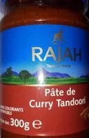 Mängden socker i Pâte de curry tandoori
