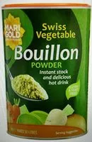 Mängden socker i Swiss Vegetable Bouillon